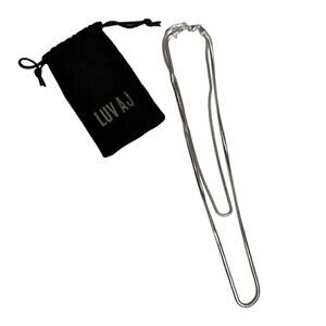 Luv AJ Cascading Snake Chain Necklace - NIP